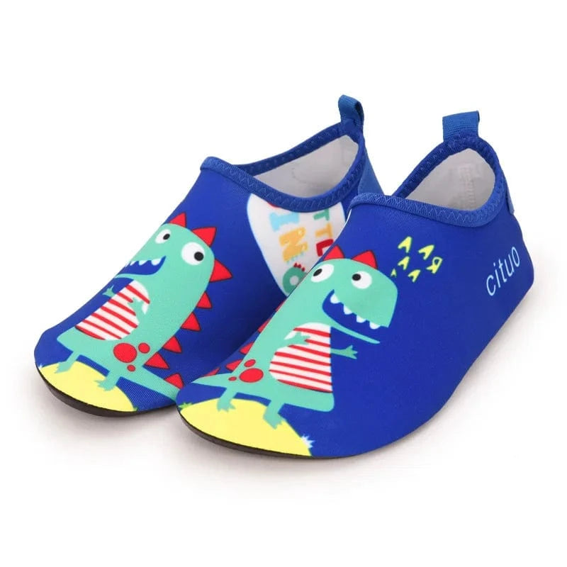 Chaussures aqua enfant antidérapantes et légères | ZOLVIA Dinosaure Blue / 22-23