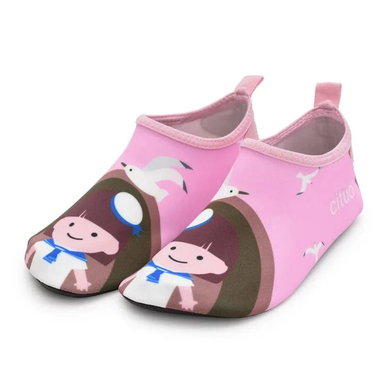 Chaussures aqua enfant antidérapantes et légères | ZOLVIA Fille Rose / 22-23