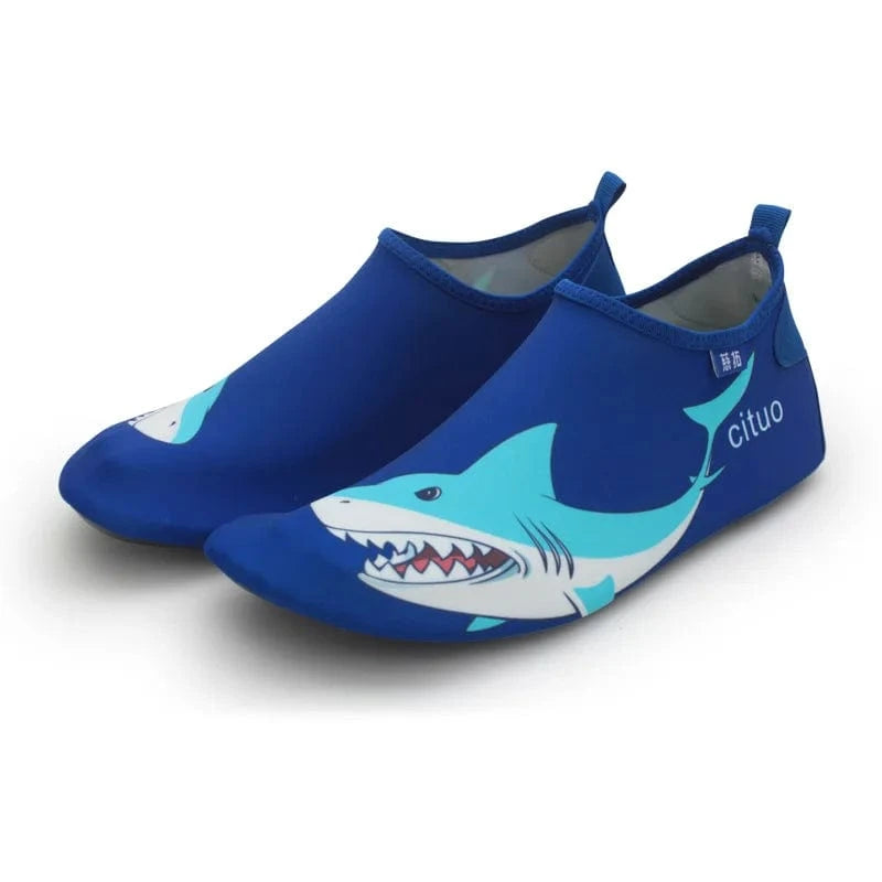 Chaussures aqua enfant antidérapantes et légères | ZOLVIA Requin Bleu / 22-23