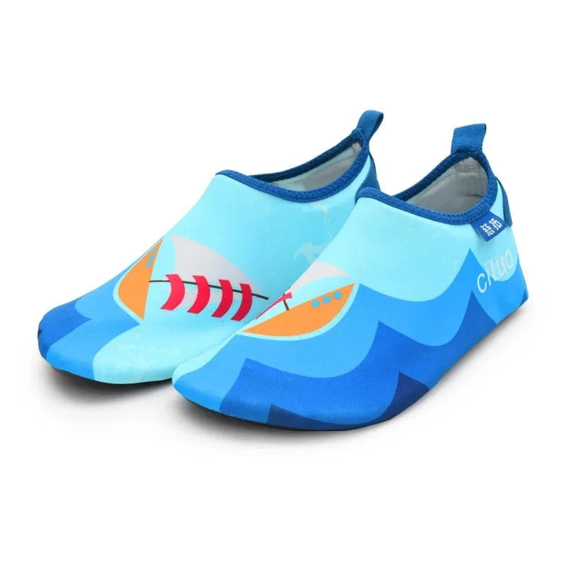 Chaussures aqua enfant antidérapantes et légères | ZOLVIA Voile Bleue / 22-23