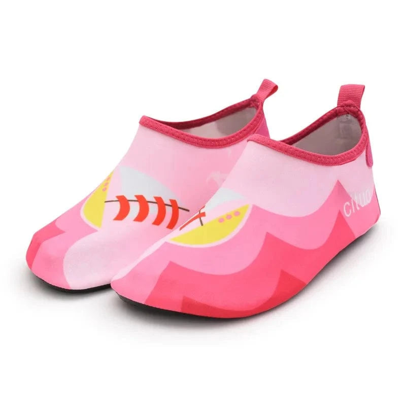 Chaussures aqua enfant antidérapantes et légères | ZOLVIA Voile Rose / 22-23