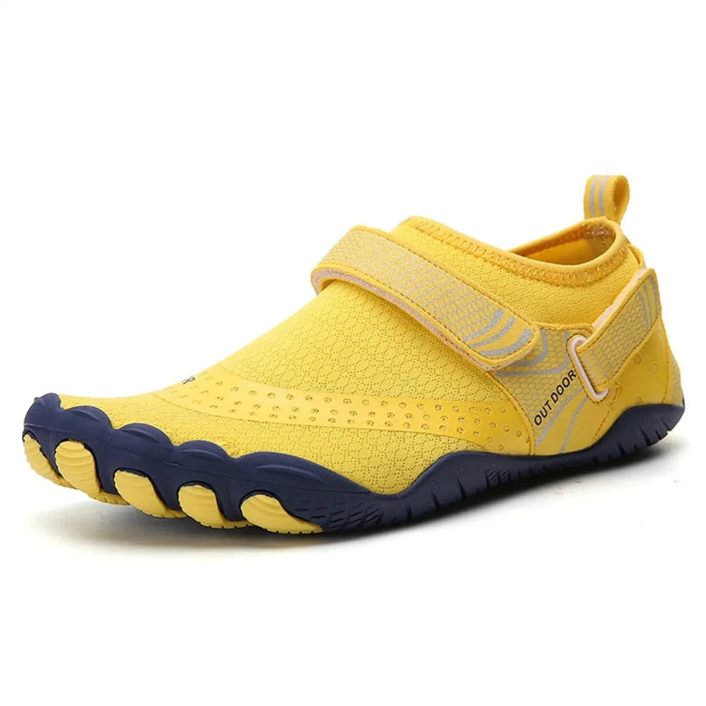 Chaussures Aqua Velcro Antidérapantes Five Fingers Unisexe | ZOLVIA Jaune / 35