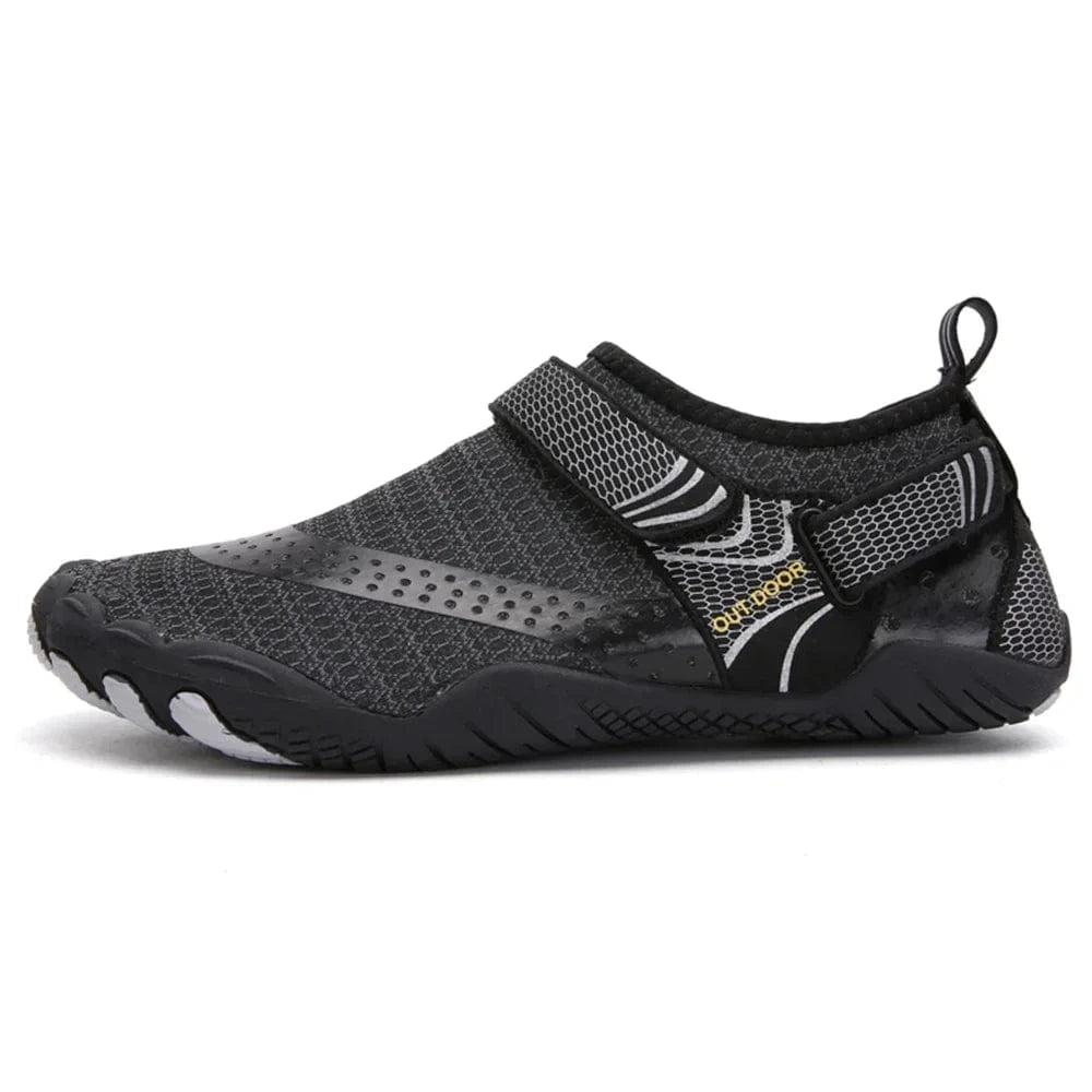 Chaussures Aqua Velcro Antidérapantes Five Fingers Unisexe | ZOLVIA Noir / 35