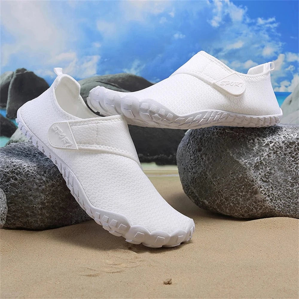 Chaussures aquatiques barefoot à scratch unisexe | ZOLVIA