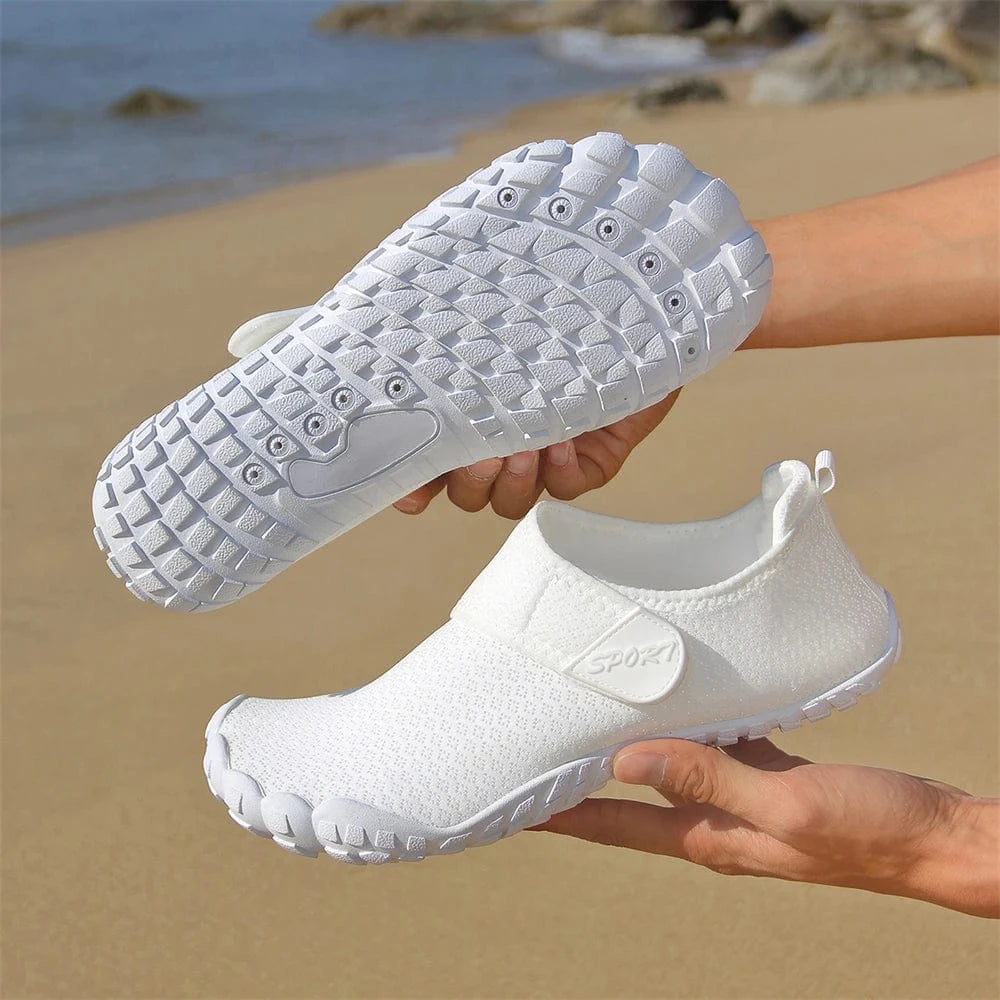 Chaussures aquatiques barefoot à scratch unisexe | ZOLVIA