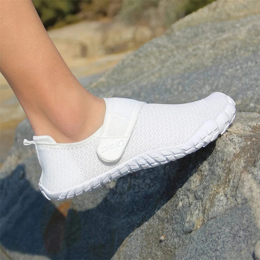 Chaussures aquatiques barefoot à scratch unisexe | ZOLVIA