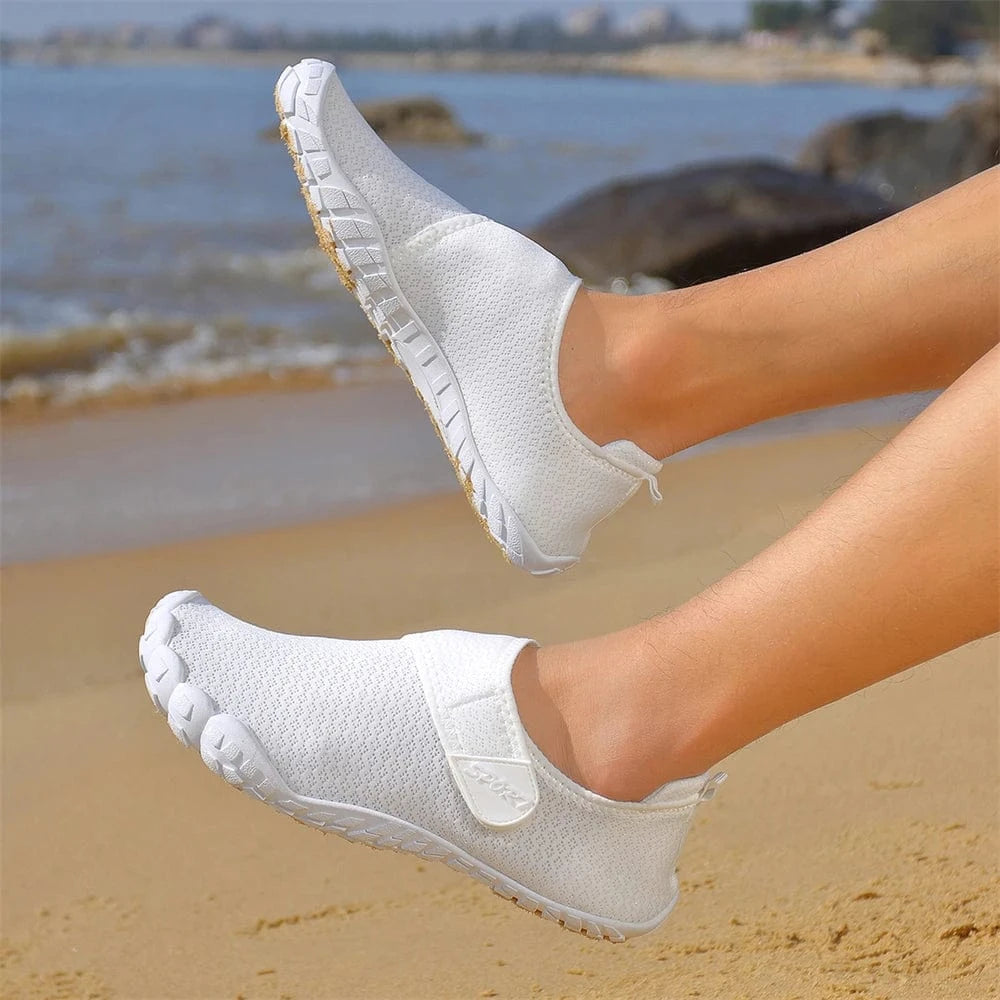 Chaussures aquatiques barefoot à scratch unisexe | ZOLVIA