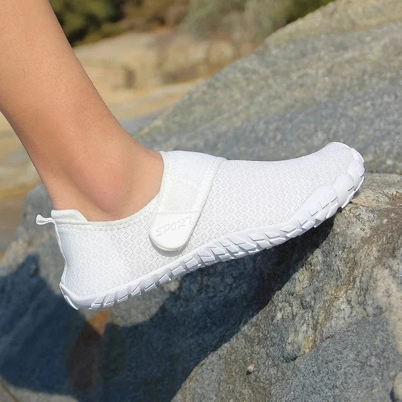 Chaussures aquatiques barefoot à scratch unisexe | ZOLVIA