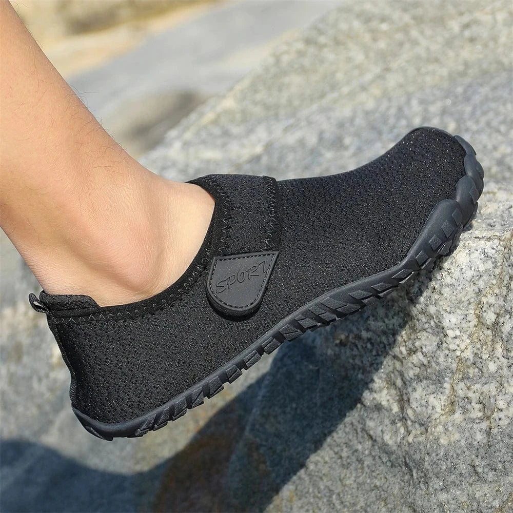 Chaussures aquatiques barefoot à scratch unisexe | ZOLVIA