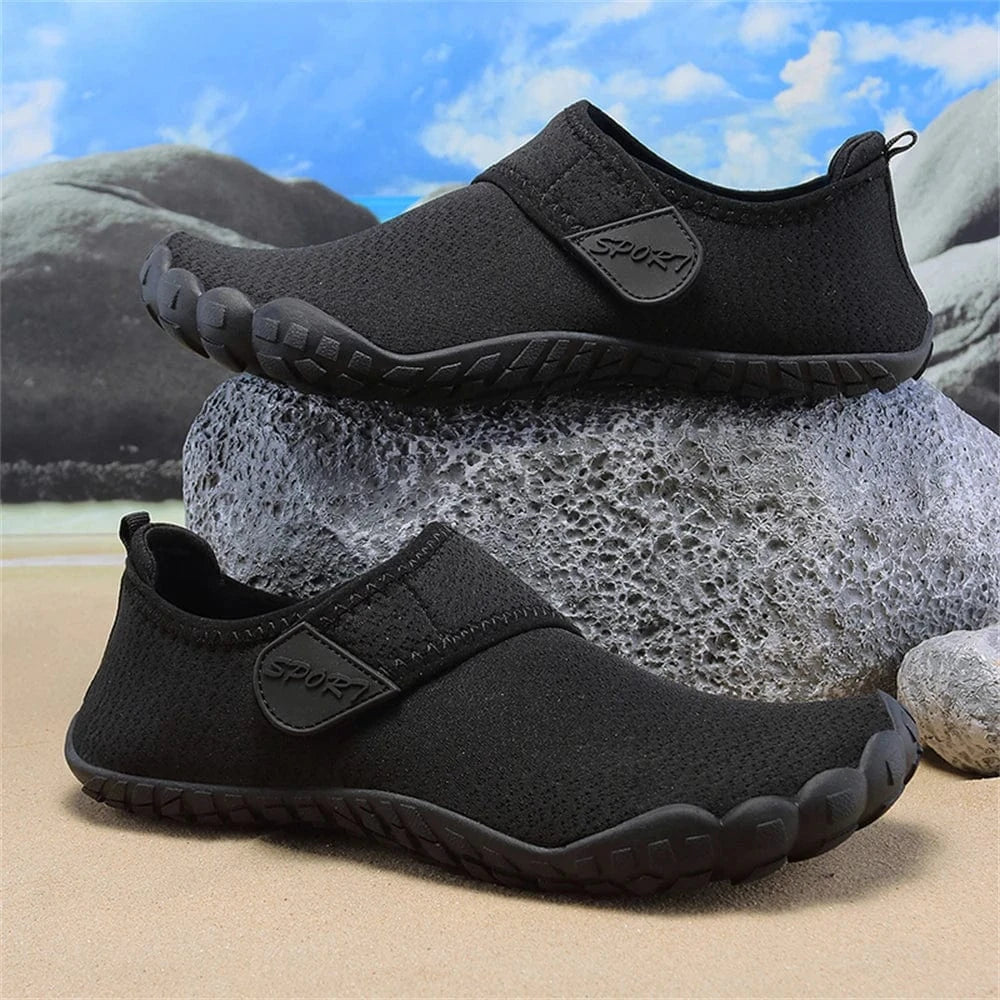 Chaussures aquatiques barefoot à scratch unisexe | ZOLVIA