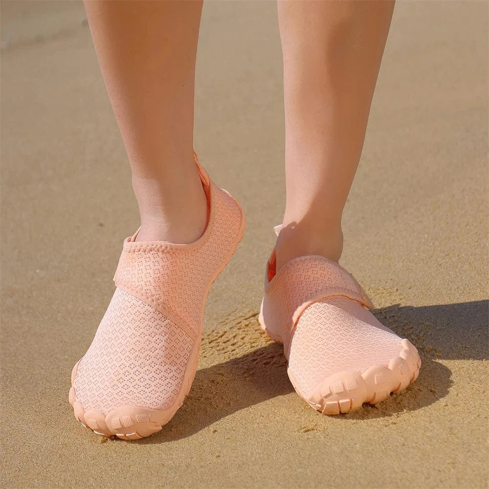 Chaussures aquatiques barefoot à scratch unisexe | ZOLVIA