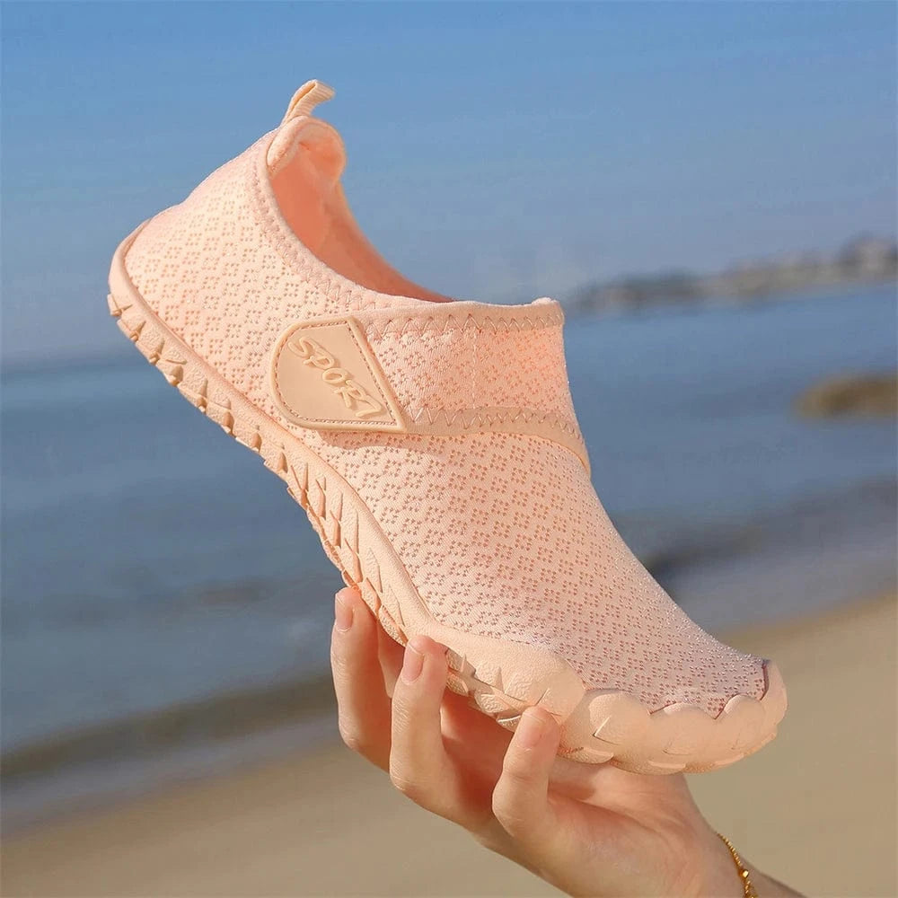Chaussures aquatiques barefoot à scratch unisexe | ZOLVIA