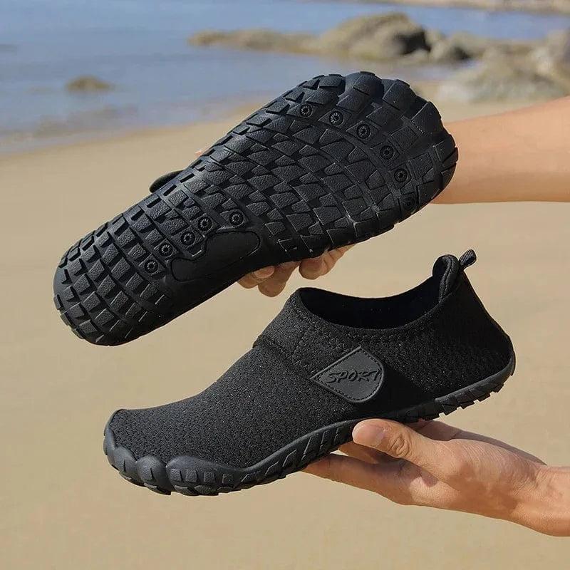 Chaussures aquatiques barefoot à scratch unisexe | ZOLVIA