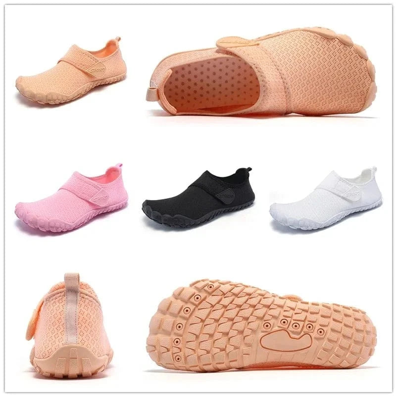 Chaussures aquatiques barefoot à scratch unisexe | ZOLVIA