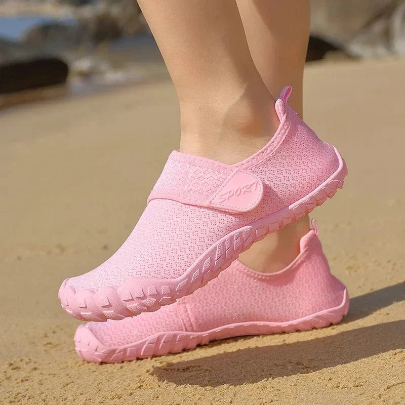Chaussures aquatiques barefoot à scratch unisexe | ZOLVIA