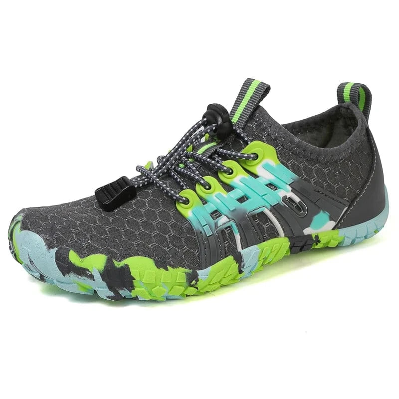 Chaussures aquatiques enfants colorées et antidérapantes | ZOLVIA Gris Foncé / 26