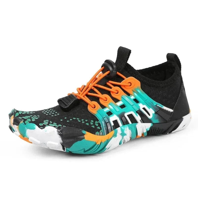 Chaussures aquatiques enfants colorées et antidérapantes | ZOLVIA Noir / 26