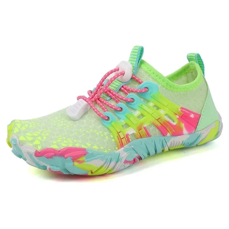 Chaussures aquatiques enfants colorées et antidérapantes | ZOLVIA Vert / 26