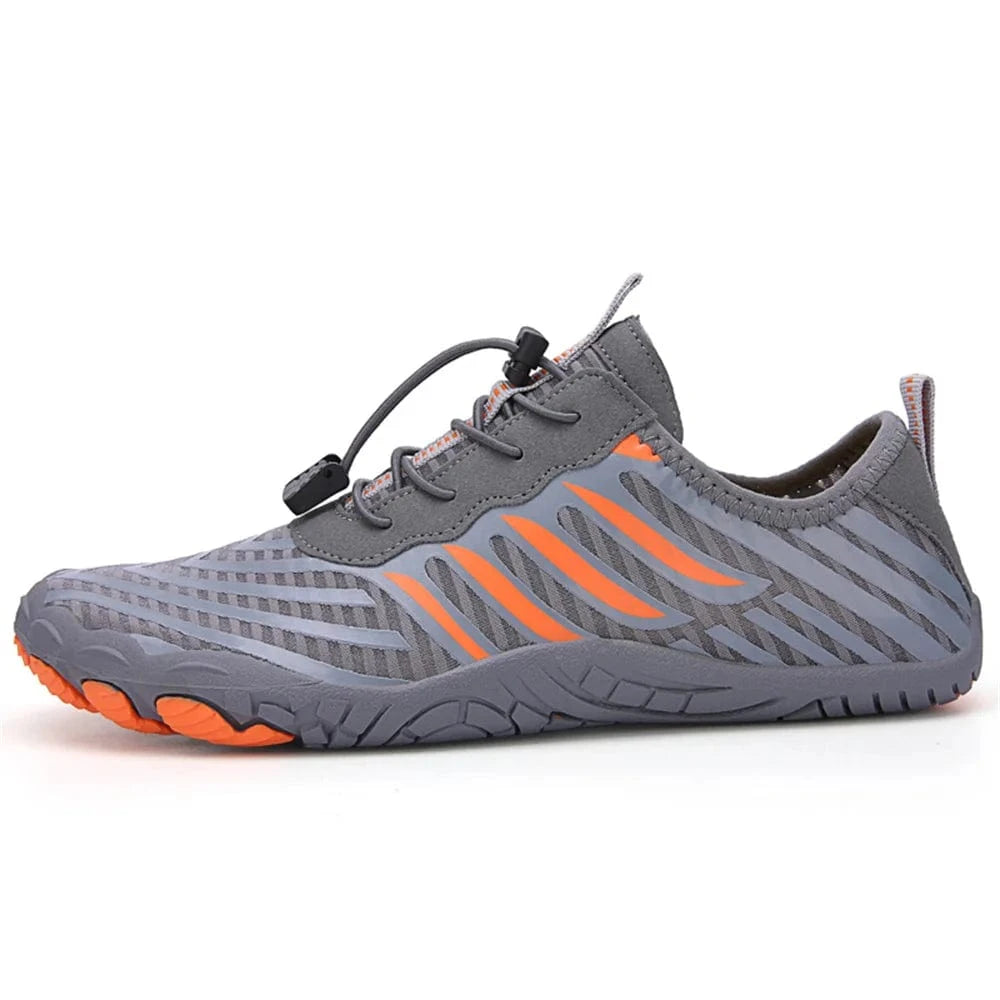 Chaussures aquatiques légères antidérapantes homme femme | ZOLVIA Gris/Orange / 35