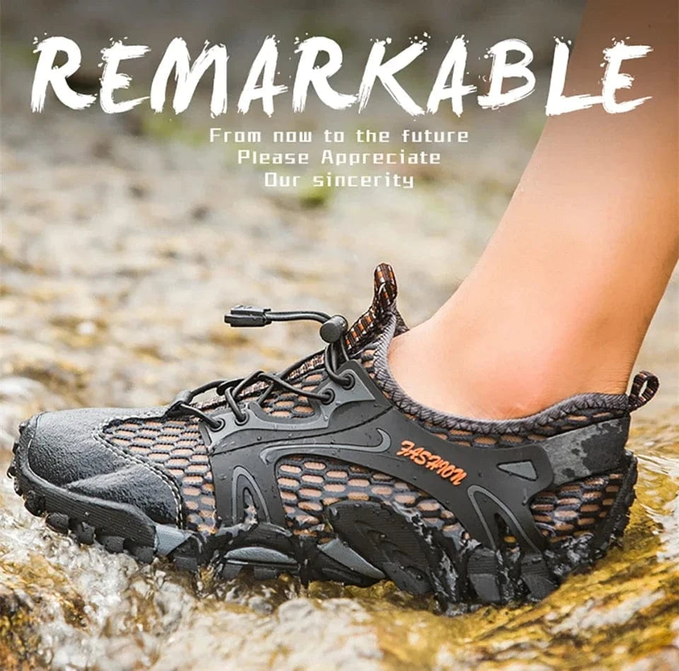 Chaussures aquatiques pêche et rando homme | ZOLVIA™ DriftRock