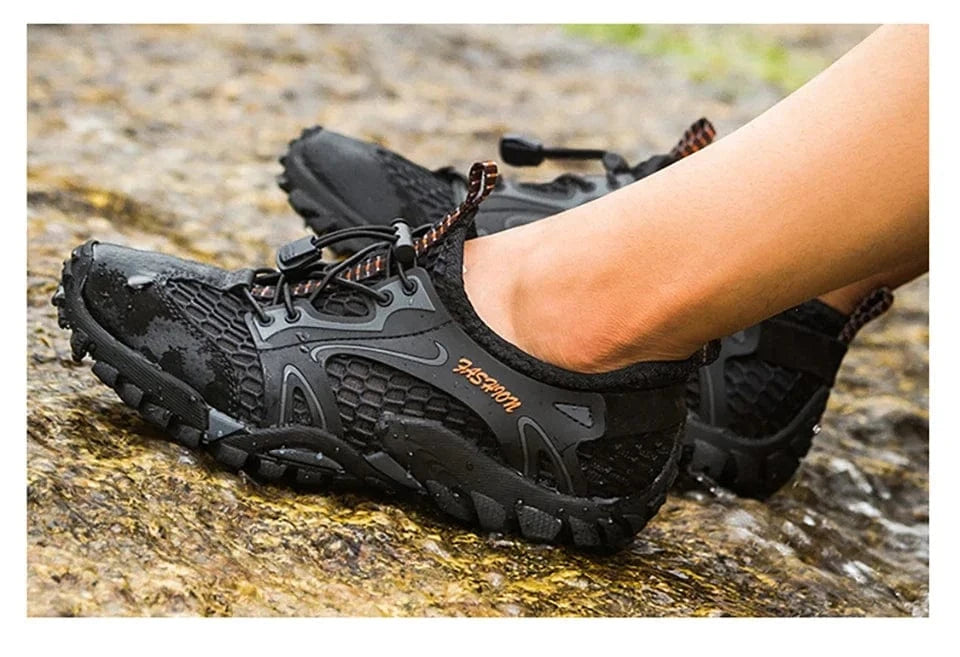 Chaussures aquatiques pêche et rando homme | ZOLVIA™ DriftRock