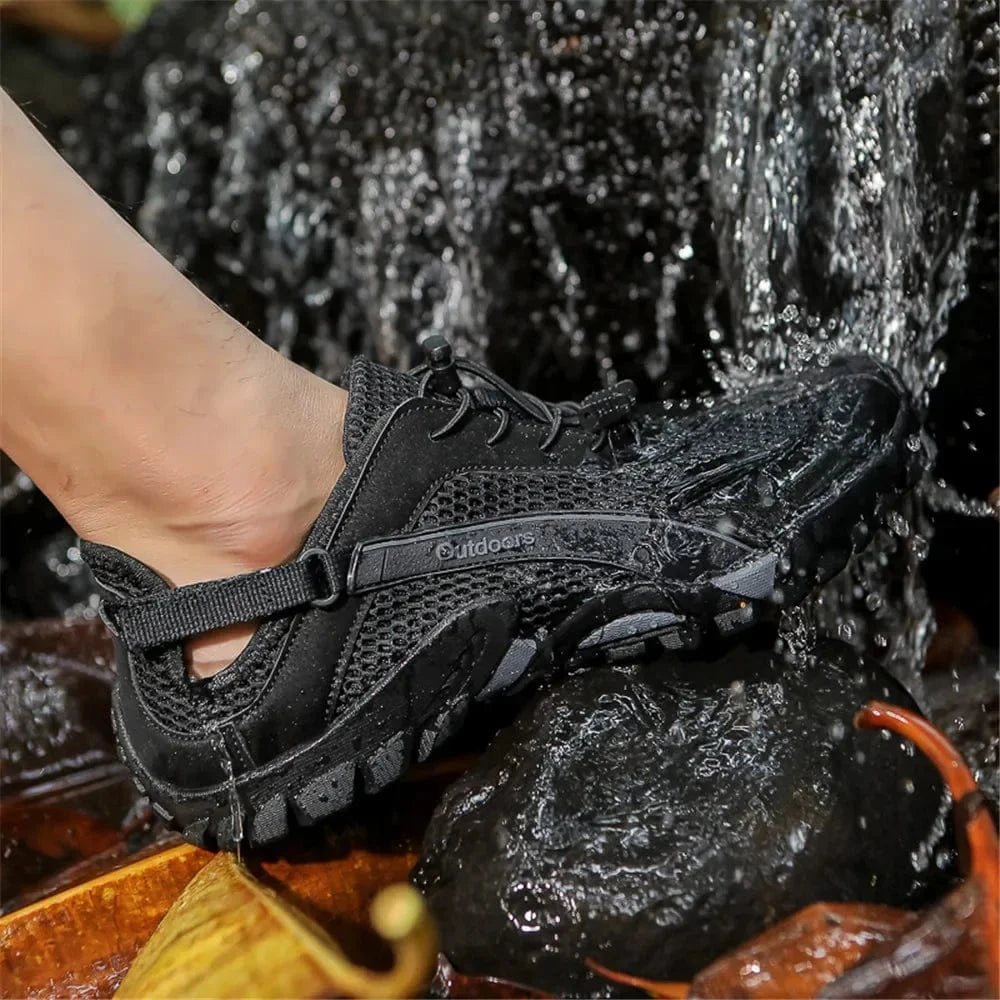 Chaussures aquatiques pêche et rando homme | ZOLVIA™ DriftRock