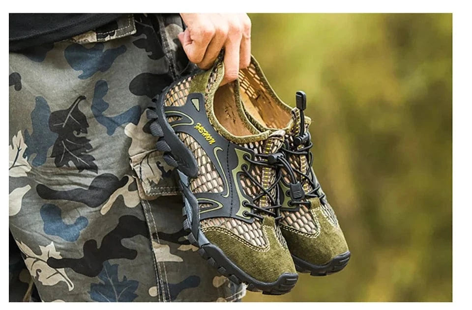 Chaussures aquatiques pêche et rando homme | ZOLVIA™ DriftRock