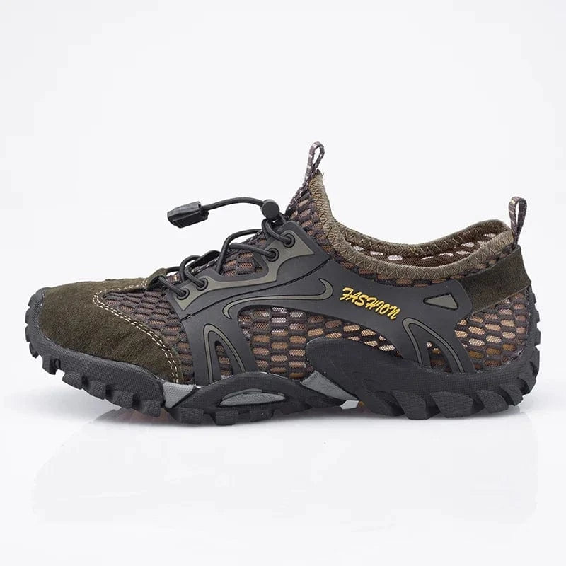 Chaussures aquatiques pêche et rando homme | ZOLVIA™ DriftRock Kaki / 38