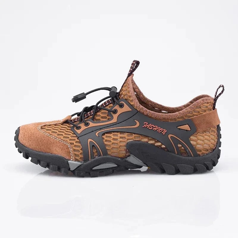 Chaussures aquatiques pêche et rando homme | ZOLVIA™ DriftRock Marron / 38