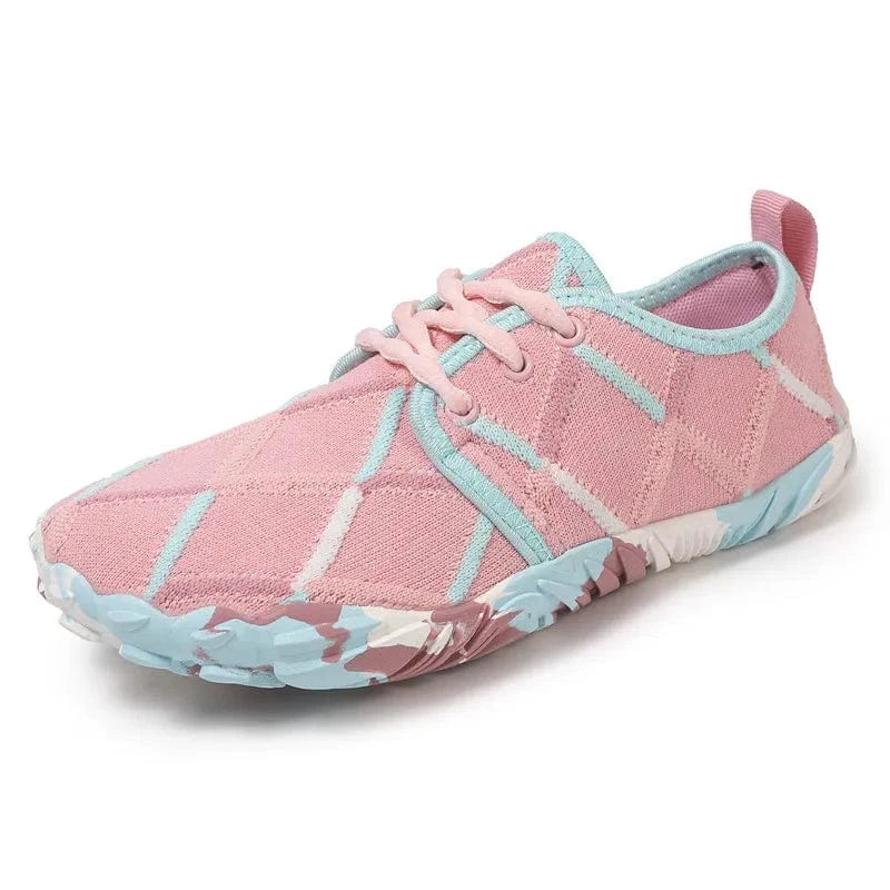 Chaussures barefoot aquatiques à bout large unisexes | ZOLVIA Rose / 36
