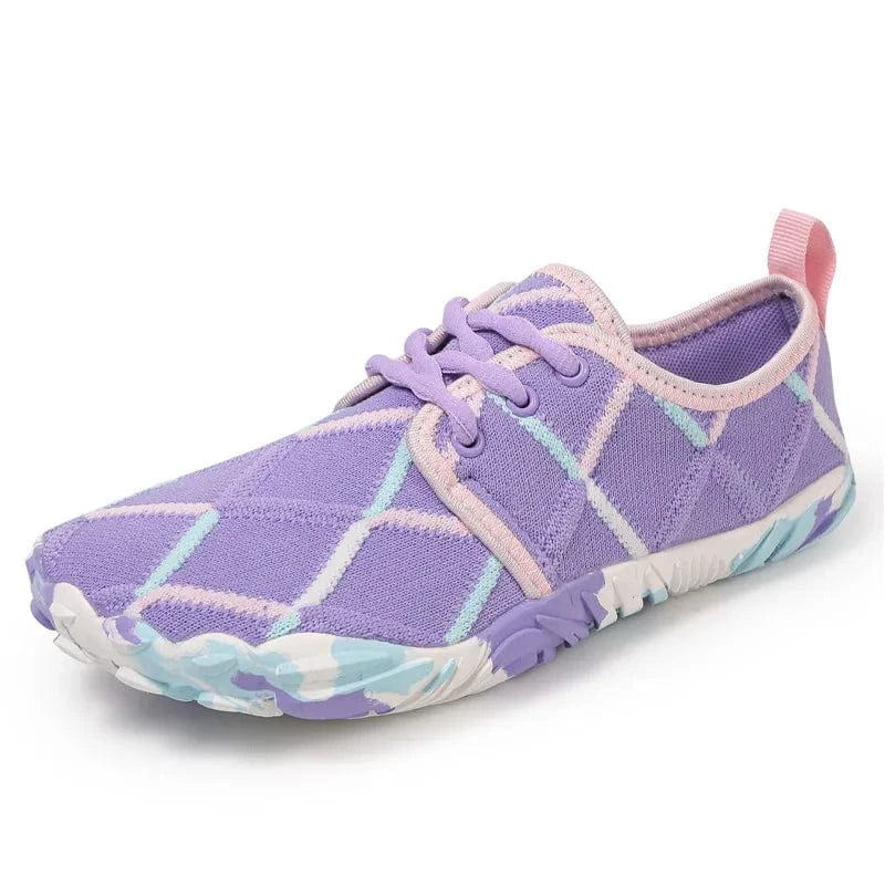 Chaussures barefoot aquatiques à bout large unisexes | ZOLVIA Violet / 36