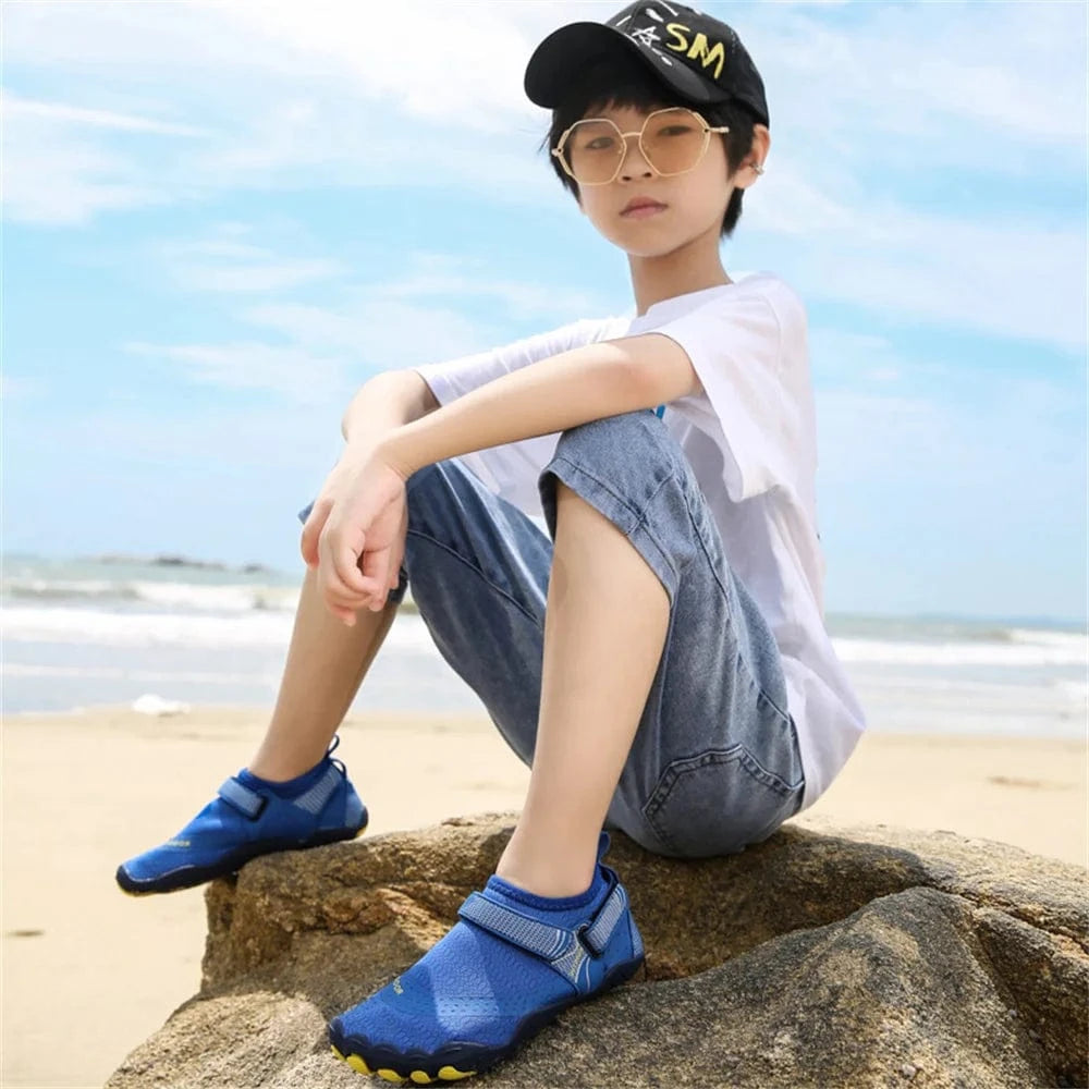 Chaussures d'eau enfants antidérapantes 5 doigts | ZOLVIA